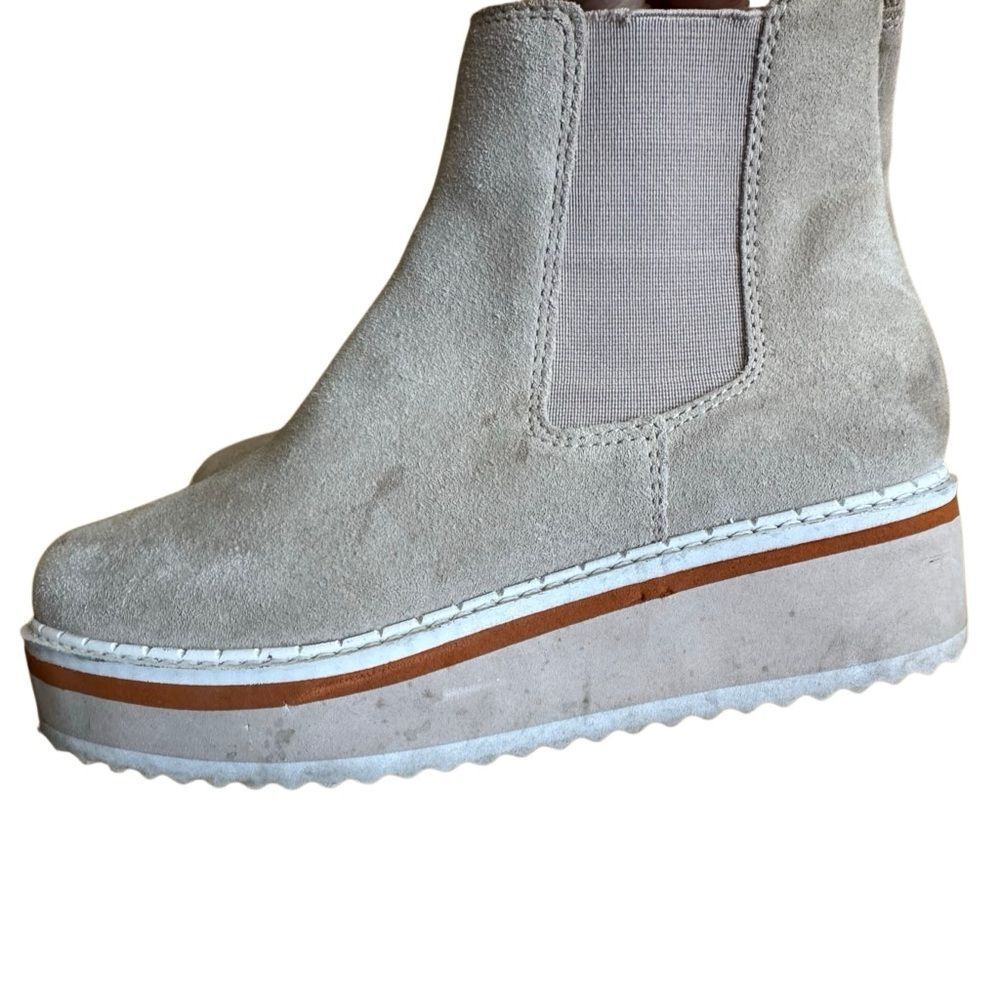 Matisse Women's Shelby Leather Upper Boots in Grey Size 6.5
